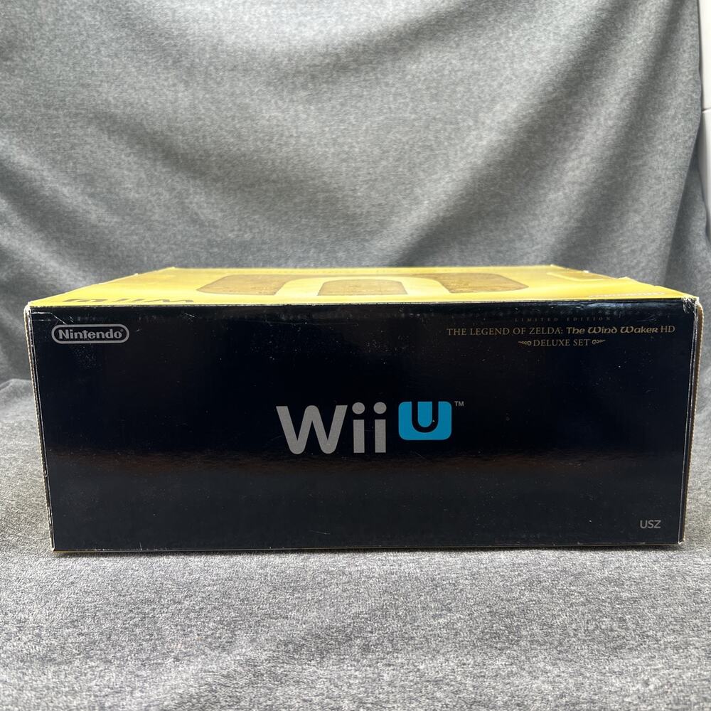 Nintendo Wii U Zelda Wind Waker HD Replacement BOX ONLY 32GB Deluxe Set - Picture 8 of 16
